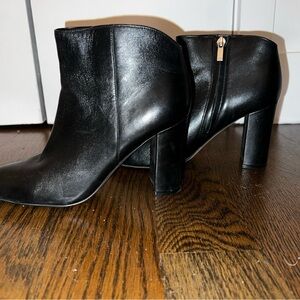 Marc Fisher Leather Black Booties